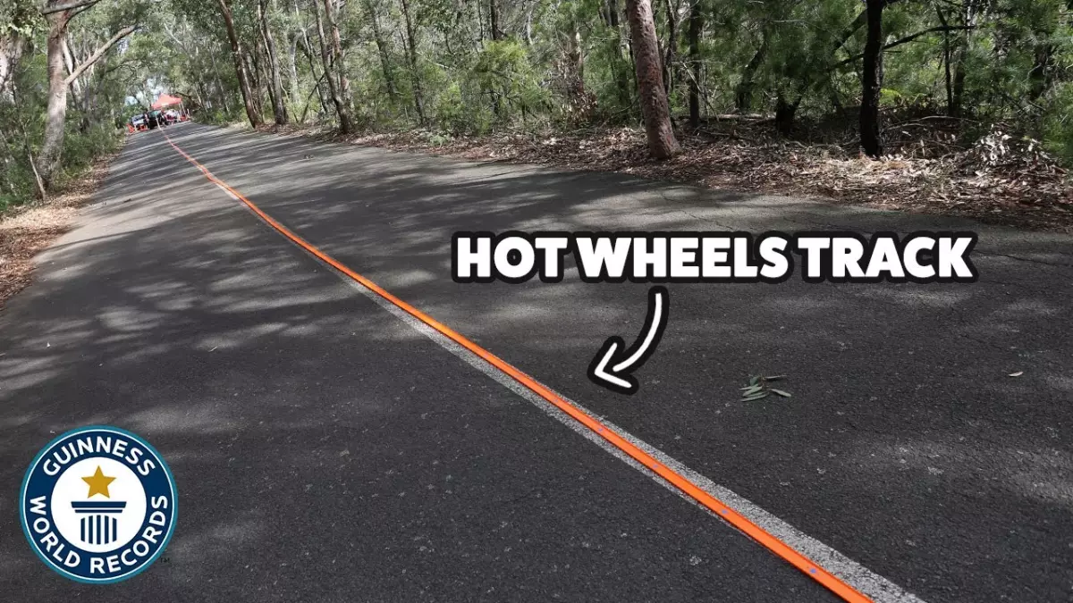 Découvrez le record impressionnant de la piste Hot Wheels la plus longue du monde !