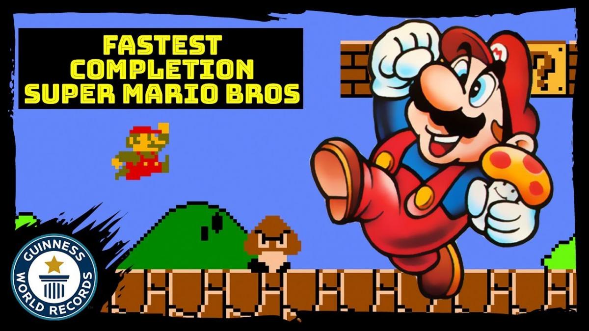 Incroyable record du monde de Super Mario Bros sans passages secrets