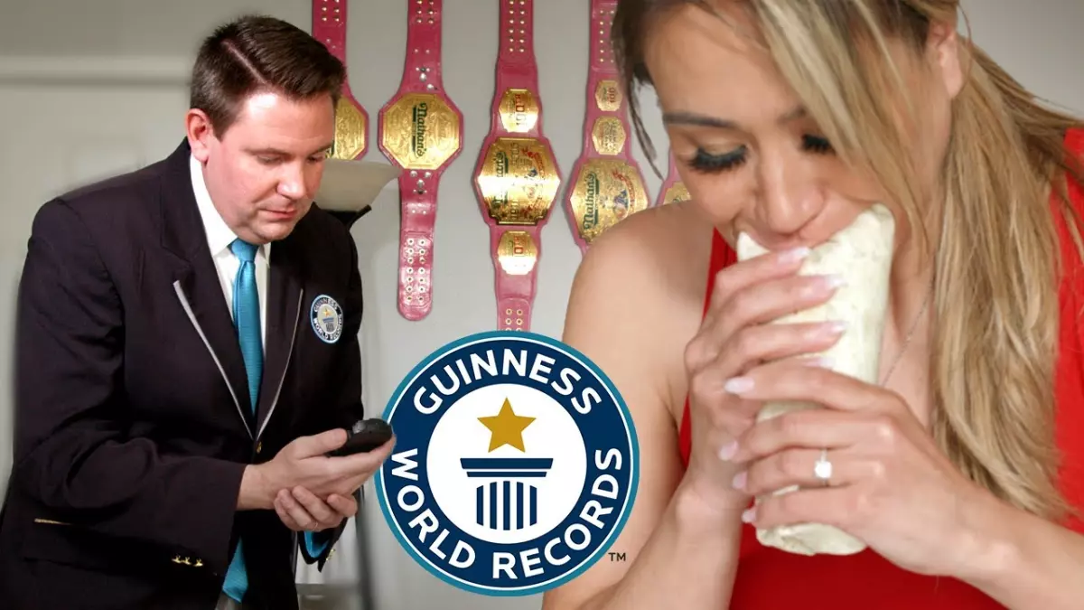 Incroyable : un homme bat le record du monde Guinness en mangeant un burrito en un temps record