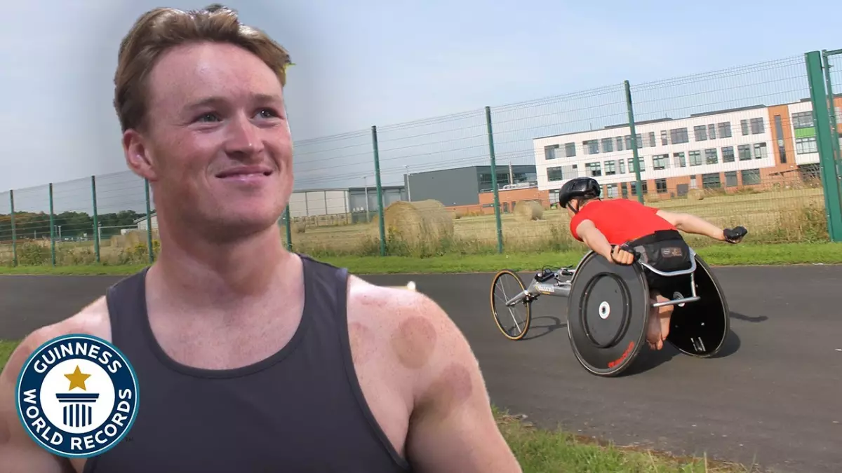 Joshua Landman - Le record mondial Guinness le plus époustouflant jamais réalisé en fauteuil roulant