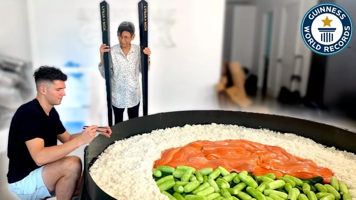 Le record du plus grand rouleau de sushi au monde !