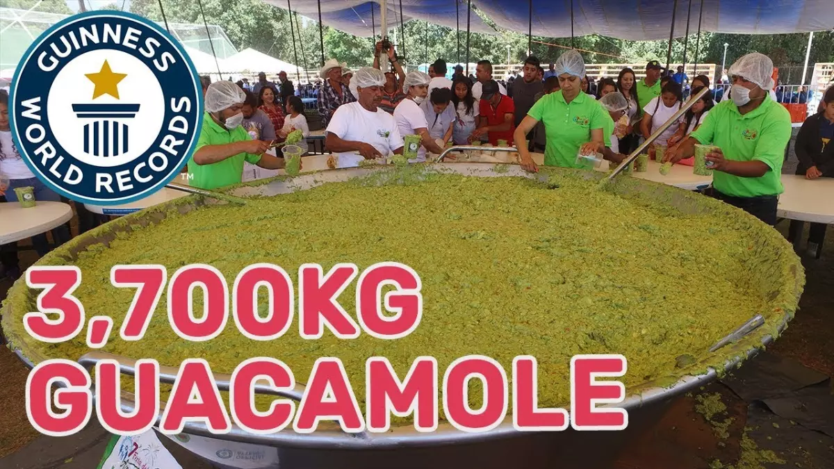 Record Guinness du plus grand guacamole : Une prouesse culinaire hors du commun !