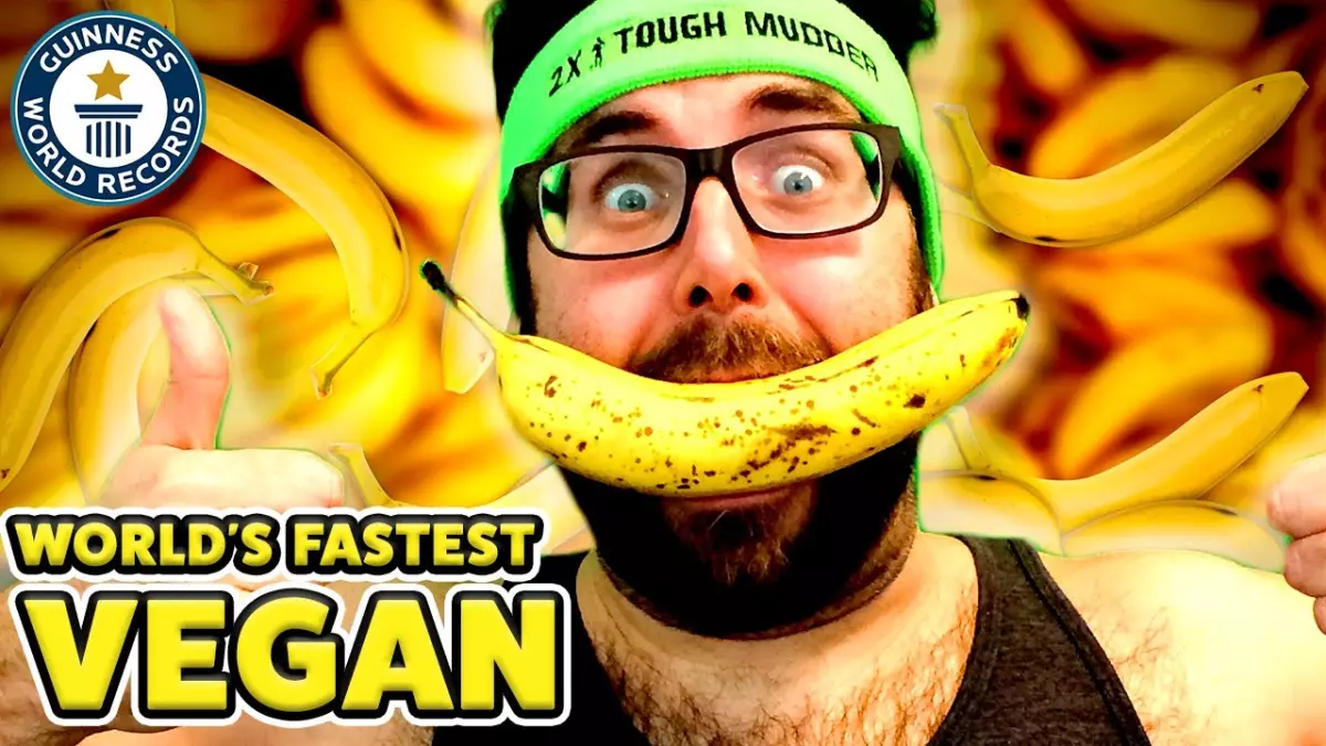 Record mondial du mangeur de bananes végétalien : une performance incroyable !