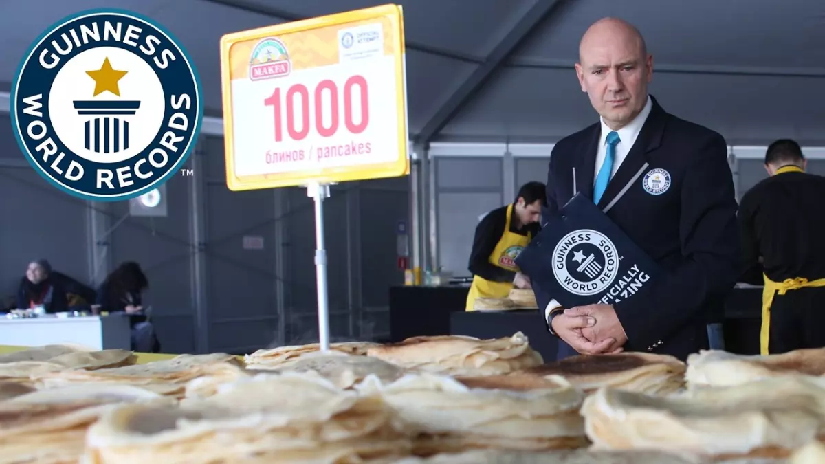 Un exploit culinaire monumental : Le record du monde Guinness de la plus grande portion de crêpes !