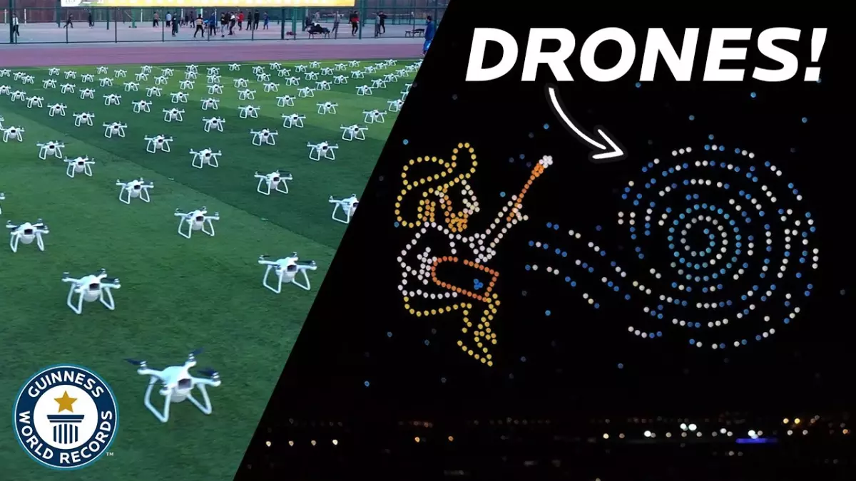 Un spectacle de drones incroyable - Record du monde Guinness